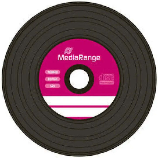 MediaRange Εγγράψιμα CD-R 52x 700MB Cake Box 50τμχ