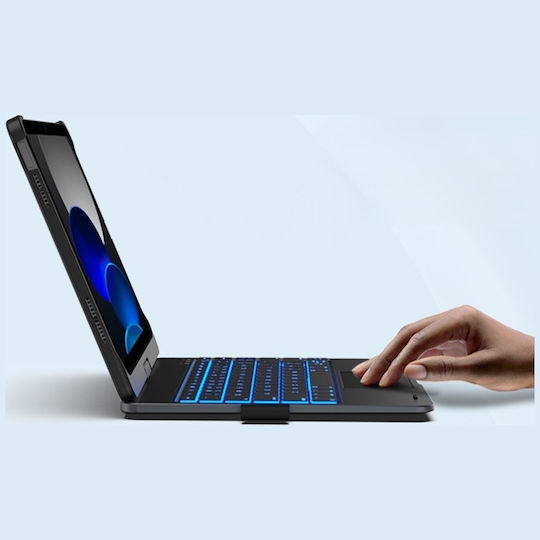 Supero Tablet Hülle Typecase Flexbook Touch Tastatur Ipad Air 11" M2 2024 M3 2025 M4 2026 Rosa
