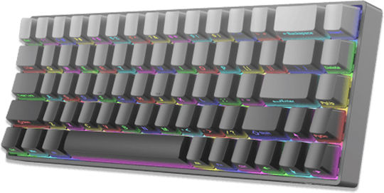 White Shark GK-007711 Gaming Mechanical Keyboard with RGB Lighting (English US) Red