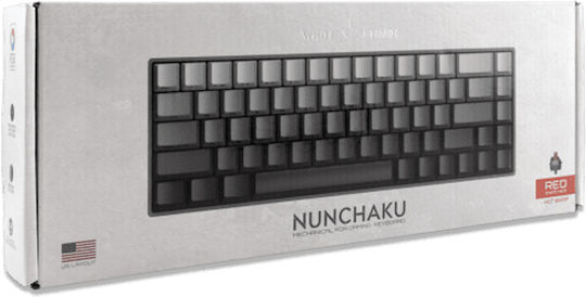 White Shark GK-007711 Gaming Mechanical Keyboard with RGB Lighting (English US) Red
