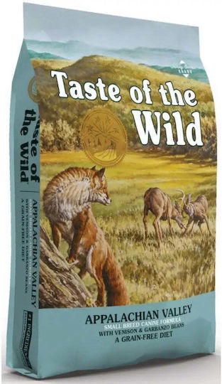 Taste Of The Wild Appalachian Valley Small Breed 12.2kg Trockenfutter ohne Getreide & Gluten für erwachsene Hunde kleiner Rassen mit Lamm und Ente