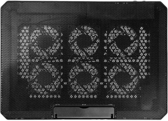 Kolink Cooling Pad για Laptop έως 17.3" με 6 Ανεμιστήρες και Φωτισμό (KL-F500)