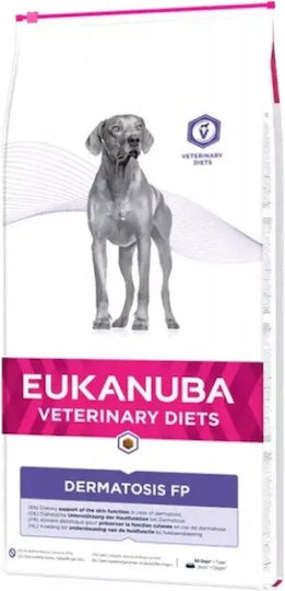 Eukanuba Veterinary Diets Intestinal Dermatosis FP 12kg Dry Food for Dogs Diet, Grain-Free with Potatoes and Fish