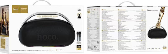 Hoco Karaoke Speaker with Wireless Microphones in Black Colour