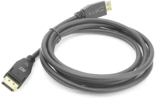 Cable Act Ak4082 Displayport M To Displayport M 2m Black 10k@30hz