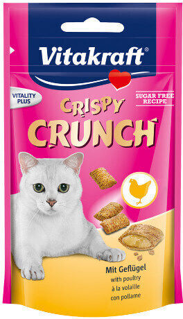 Vitakraft Crispy Crunch Dental Care Crochete Cu Pui Pentru Pisici Adulte 60gr