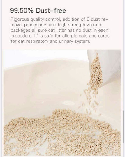 Cature Natural Tofu Clumping Cat Litter Cat Pellet Tofu with Scent Green Tea 18lt