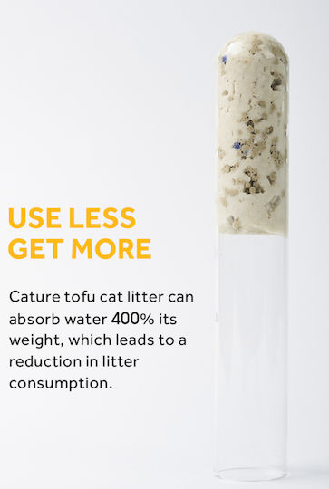Cature Tofu & Bentonite Бентонитен котешки пясък Тофу 5.6кг / 14лт