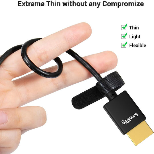 SmallRig 4795 Ултра Тънък 4K HDMI Кабел Full Micro 100см