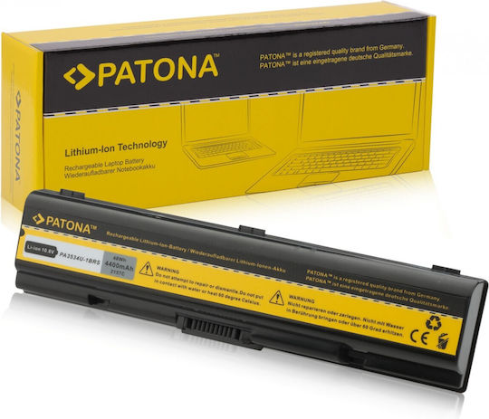 Patona Compatible Battery for Toshiba Satellite A200 with 4400mAh