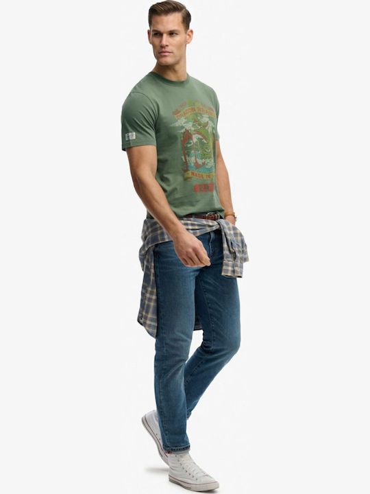 Sportliches T-Shirt Olive