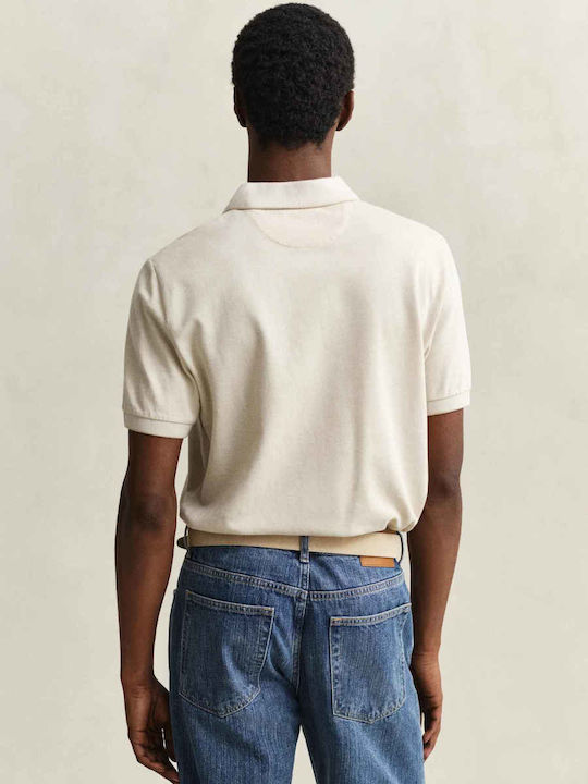 Gant Polo Herrenbluse Oat Beige