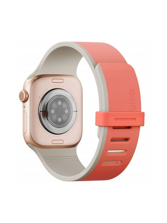 Uniq Watch Band Revix Iv Premium Apple Watch 49 46 45 44mm Edition Reversible Magnetic Pink-beige