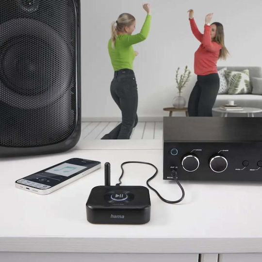 Hama 205321 Link.it Solo Bluetooth Адаптер Приемник Ретрофит Bluetooth Към HiFi