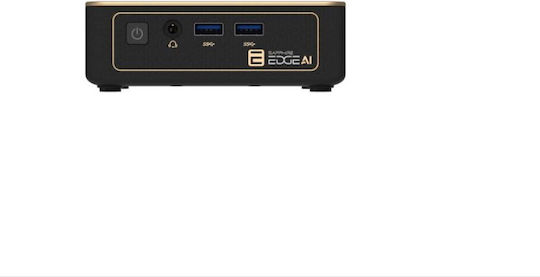 Sapphire Mini Pc Sapphire Edge Ai 340 Amd Ryzen 5 340 2.5 Gigabit 117x111x30mm Black Gold