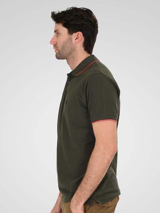 Polo Short Sleeve Blouse Khaki