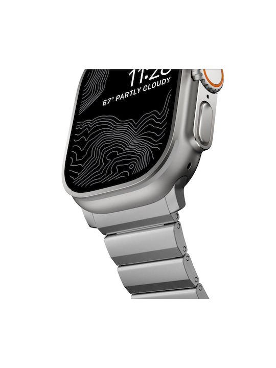 Titanium Кайшка Натурален Apple Watch Ultra 46mm