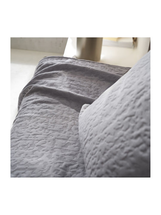 Gofis Home Francis Sofa Throw Jacquard 180x250cm Magnet Grey