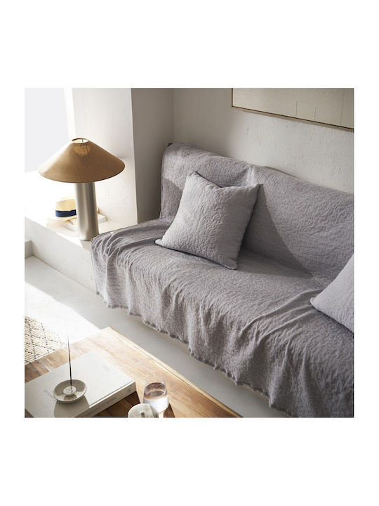 Gofis Home Francis Sofa Throw Jacquard 180x250cm Magnet Grey