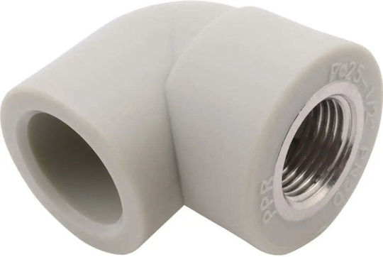 Ppr Elbow Ø20 X 1/2 Fv Plast