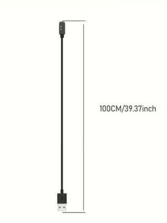 Charging Cable Charger Redmi 3 Mi Band 7 Pro Redmi Watch 2 Redmi Watch 2 Lite Black 1m
