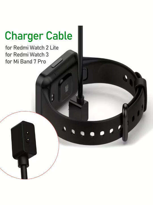 Charging Cable Charger Redmi 3 Mi Band 7 Pro Redmi Watch 2 Redmi Watch 2 Lite Black 1m
