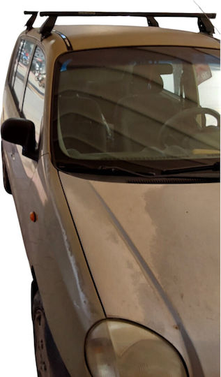 Menabo Roof Rack Bars Kit Car Roof Bars Iron Menabo Legs Hyundai Atos 1997-2008 2 Pieces Mb.hatos.06