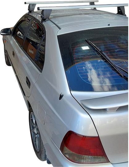 Menabo Roof Bars Kit Car Roof Bars Aluminum Menabo Delta Legs Hyundai Accent 5d 2000-2006 2 Pieces Mb.haccent.09