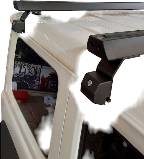 Menabo Roof Bars Roof Rack Kit Car Roof Bars Menabo Aluminum Legs Suzuki Jimny 2018+ 2 Pieces Mb.sjimny.06