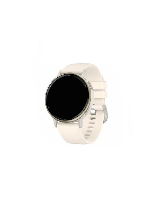 Edman Tragbare Bänder Silikon Weiß (Universal 22mm)