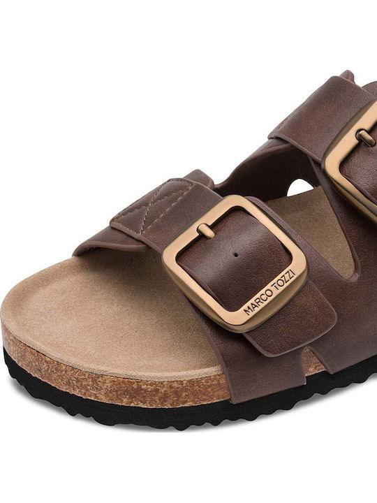 Women's Flat Sandals Brown