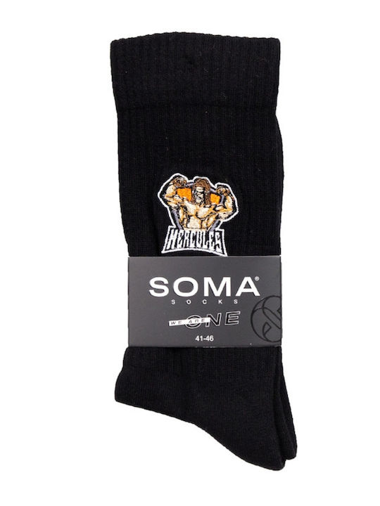 Soma Herren Socken Schwarz