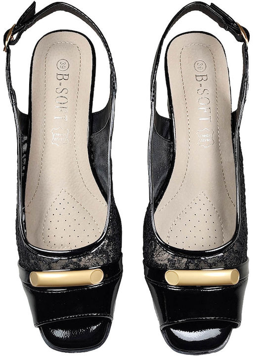 Anatomic Black Sandals