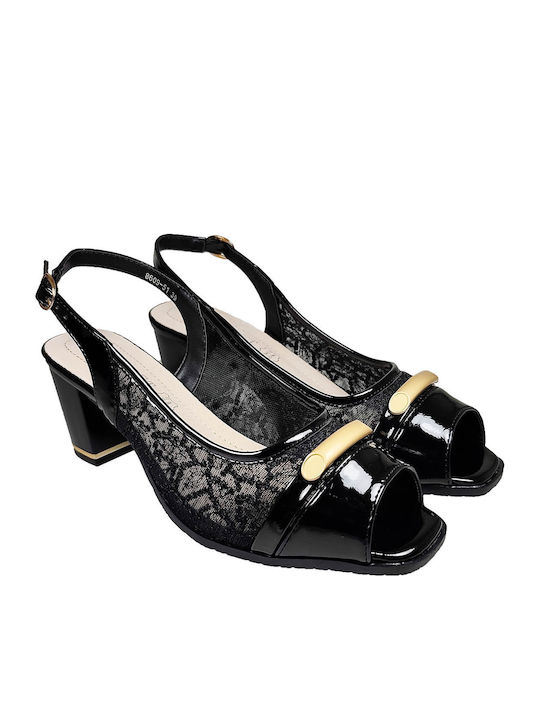 Anatomic Black Sandals