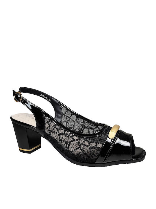 Anatomic Black Sandals