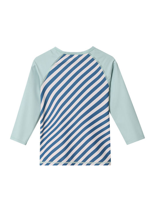 Tutete Kinder Badebekleidung Rashguard mit langen Ärmeln Hellblau
