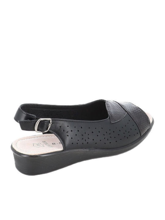 Leder Pumps Schwarze