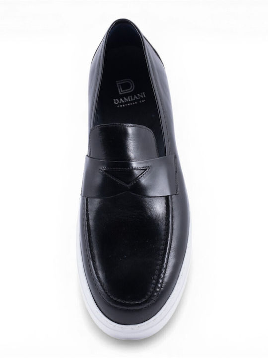 Δερμάτινα Ανδρικά Loafers σε Μαύρο Χρώμα