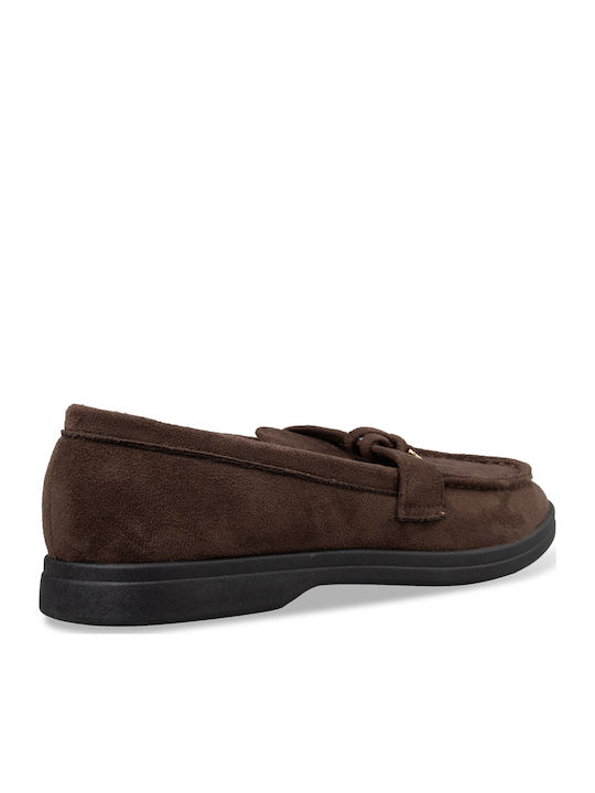 Women's Loafers in Brown Colour