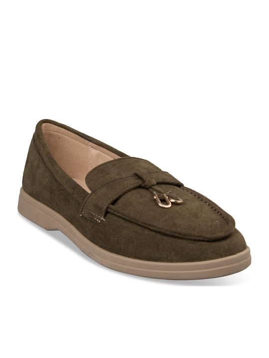 Γυναικεία Loafers σε Πράσινο Χρώμα