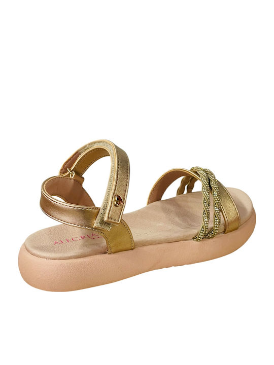 Kids' Anatomic Gold Sandals