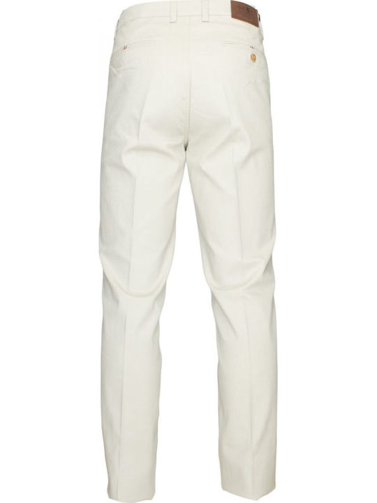 Pantalon Bărbați Chino Regular Fit Ecru Albus