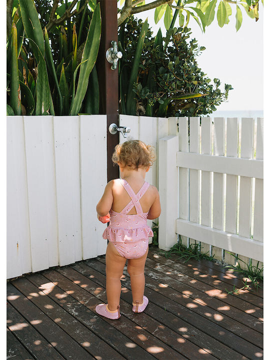 Tutete Kids One-Piece Swimwear Pink Whale