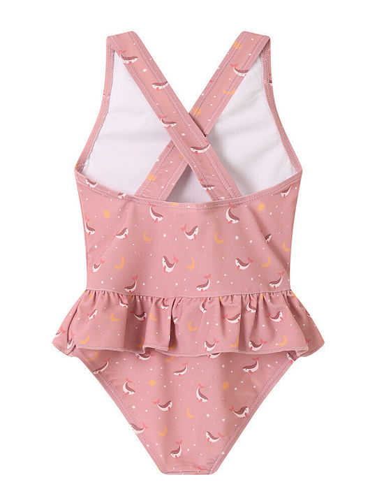 Tutete Kids One-Piece Swimwear Pink Whale