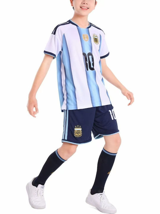 King Παιδικό Σετ Ποδοσφαίρου Messi Mundial 2026 Εθνική Αργεντινή Home