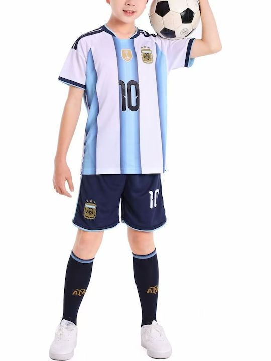 King Παιδικό Σετ Ποδοσφαίρου Messi Mundial 2026 Εθνική Αργεντινή Home