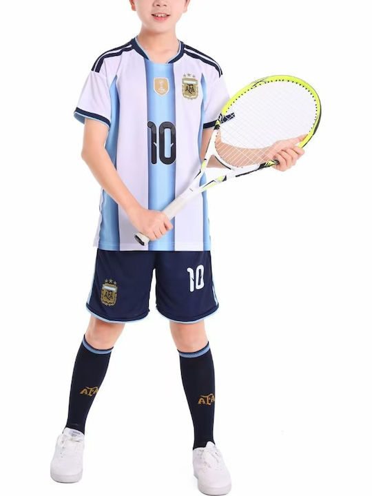 King Παιδικό Σετ Ποδοσφαίρου Messi Mundial 2026 Εθνική Αργεντινή Home