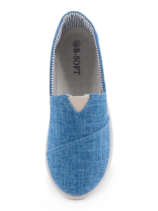Damen Espadrilles in Blau Farbe