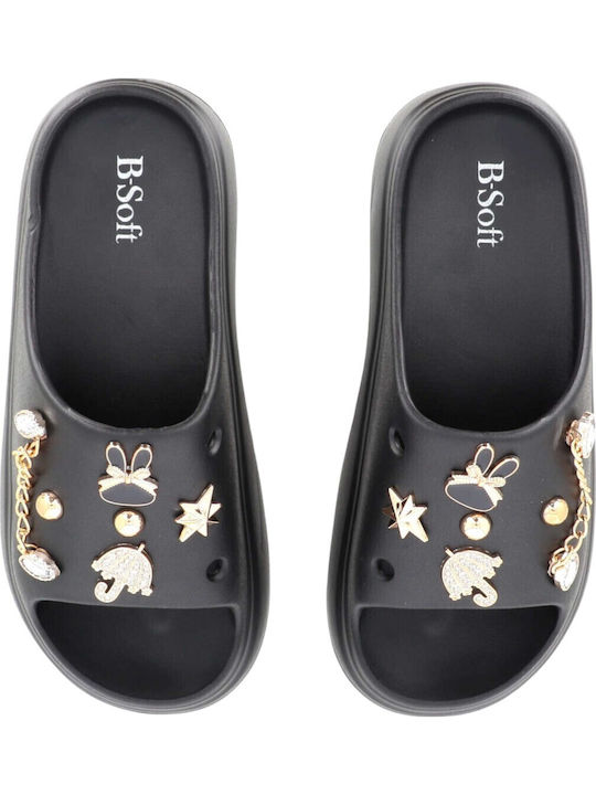 Flip Flops in Black Colour