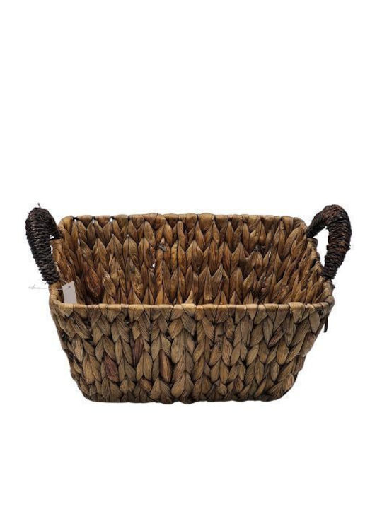 Loupas Decorative Wicker Basket with Handles 31x23x16cm